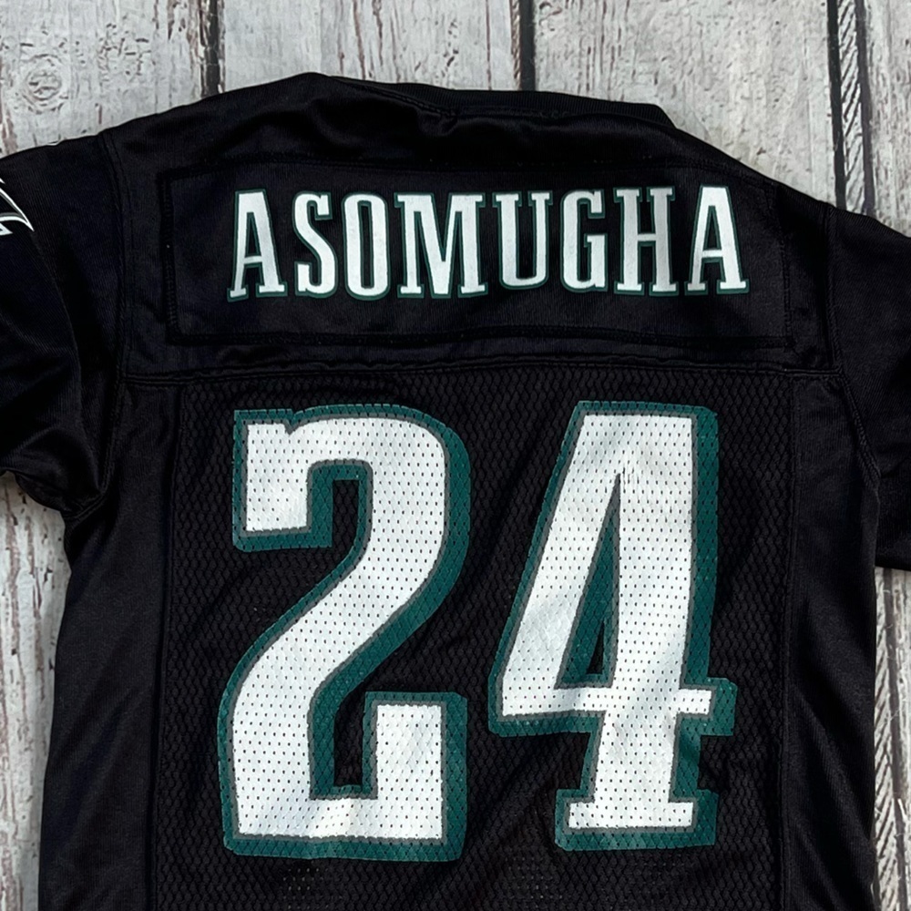 Boys Kids Nnamdi Asomugha Philadelphia Reebok NFL Football Jersey - Picture 5 of 6